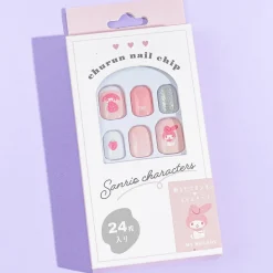My Melody Stick-On Nail Tips - Short