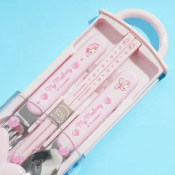 My Melody Strawberries Utensil Set