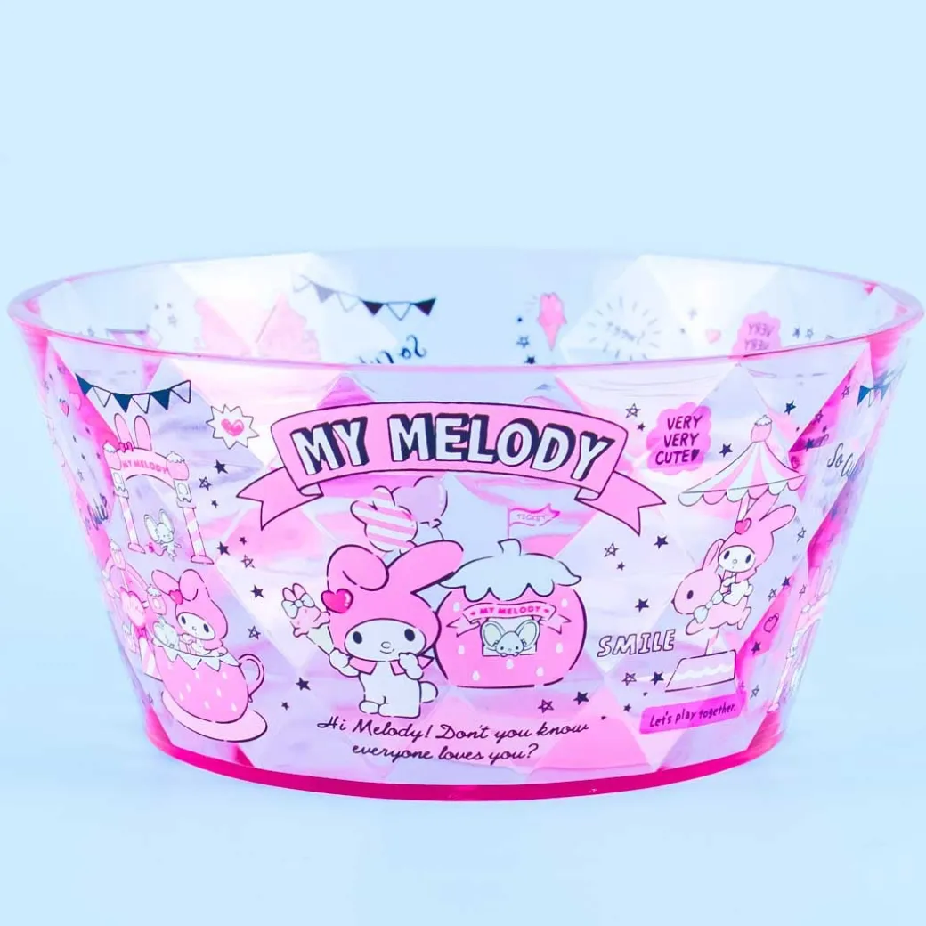 My Melody Strawberry Diamond-Cut Accessory Bowl
