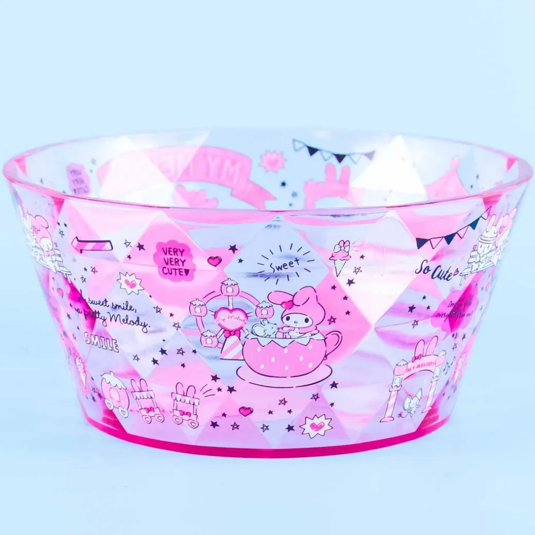My Melody Strawberry Diamond-Cut Accessory Bowl