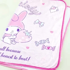 My Melody Strawberry Flannel Blanket