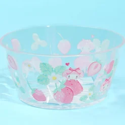 My Melody Strawberry Love Clear Bowl