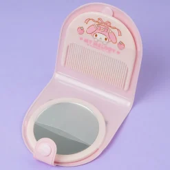 My Melody Strawberry Princess Mirror & Comb Set