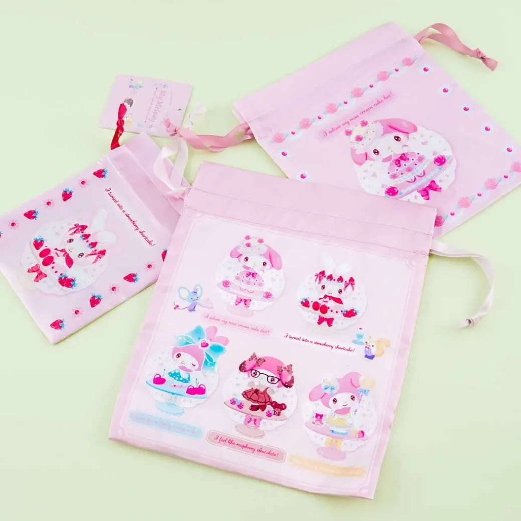 My Melody Sweet LookBook Drawstring Pouch Set