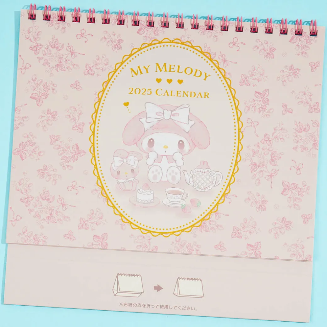 My Melody Tea Party 2025 Desk Calendar