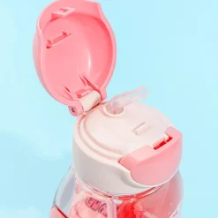 My Melody Ushiro Shiro One-Push Bottle With Straw