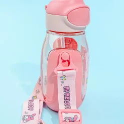 My Melody Ushiro Shiro One-Push Bottle With Straw