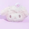 My Melody White Strawberry Tea Time Plushie Face Pouch