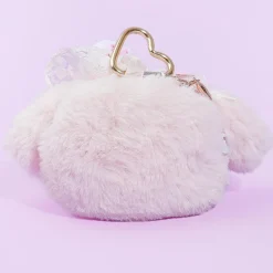 My Melody White Strawberry Tea Time Plushie Face Pouch
