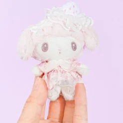 My Melody White Strawberry Tea Time Plushie Brooch