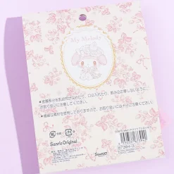 My Melody White Strawberry Tea Time Ribbon Hair Clip