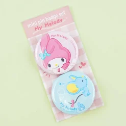 My Melody With Friends Mini Pin Badge Set