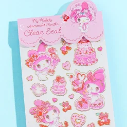 My Melody x Amenomori Fumika Clear Seal Stickers