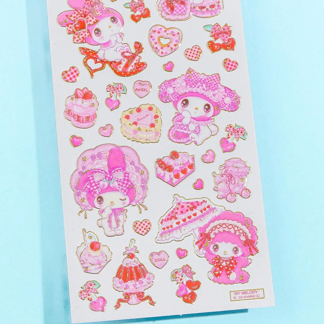 My Melody x Amenomori Fumika Clear Seal Stickers