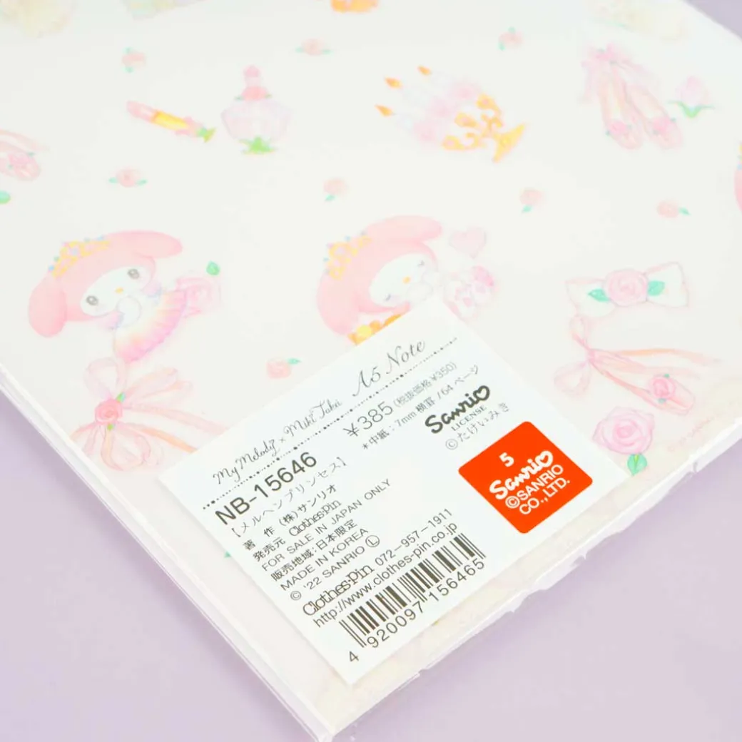 My Melody x Miki Takei A5 Notebook