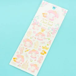 My Melody x Miki Takei Gold Foil Clear Seal Stickers