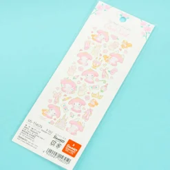 My Melody x Miki Takei Gold Foil Clear Seal Stickers