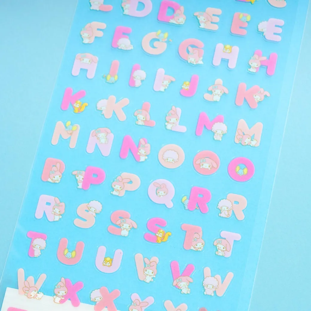 My Melody x My Sweet Piano Alphabet Stickers