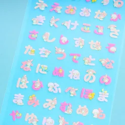 My Melody x My Sweet Piano Hiragana Stickers