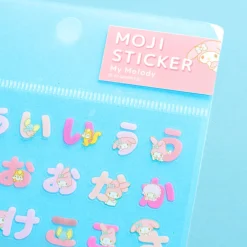 My Melody x My Sweet Piano Hiragana Stickers
