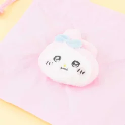 My Melody x Nagano Fluffy Face Drawstring Pouch