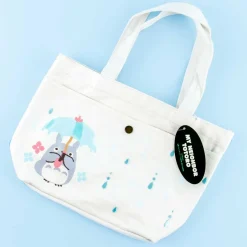 My Neighbor Rainy Day Embroidered Tote Bag