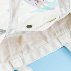 My Neighbor Rainy Day Embroidered Tote Bag