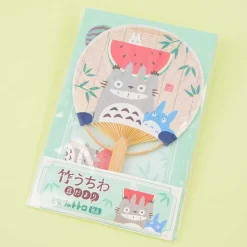 My Neighbor Totoro Bamboo Fan Greeting Card