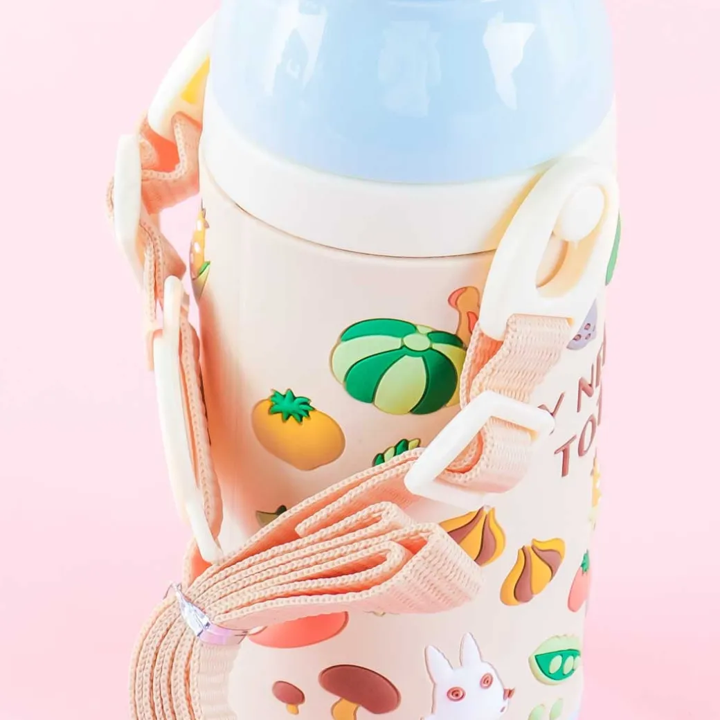 My Neighbor Totoro 3D Vegetables Stainless Steel Bottle