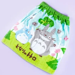 My Neighbor Totoro Flowery Bath Towel With Snap Buttons