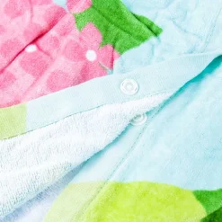 My Neighbor Totoro Flowery Bath Towel With Snap Buttons