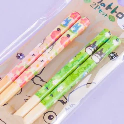 My Neighbor Totoro Flowers & Clovers Chopsticks - 2 pairs