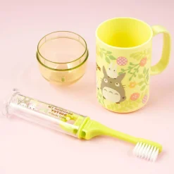 My Neighbor Totoro Flowery Toothbrush Set With Cup