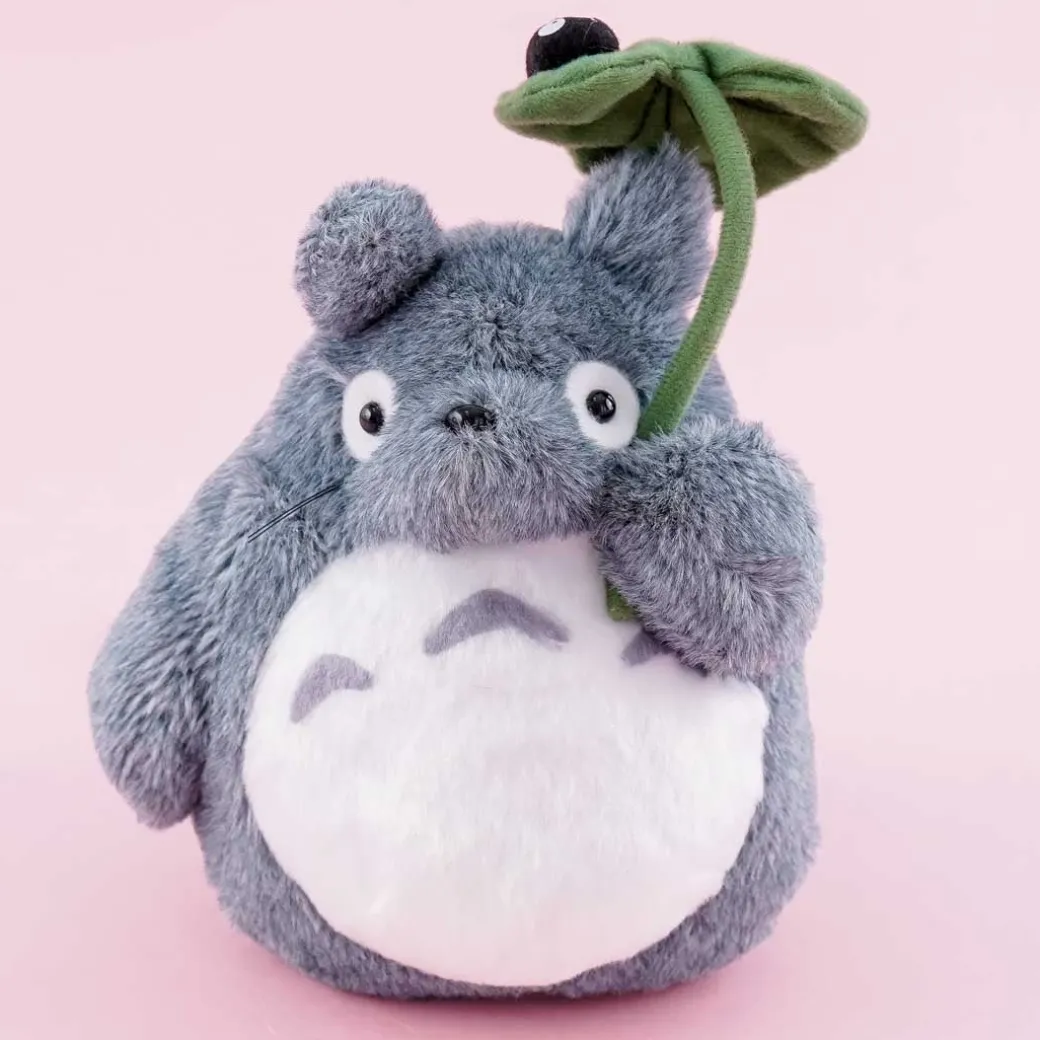 My Neighbor Totoro Otedama Plushie - Totoro & Soot Sprite / Medium