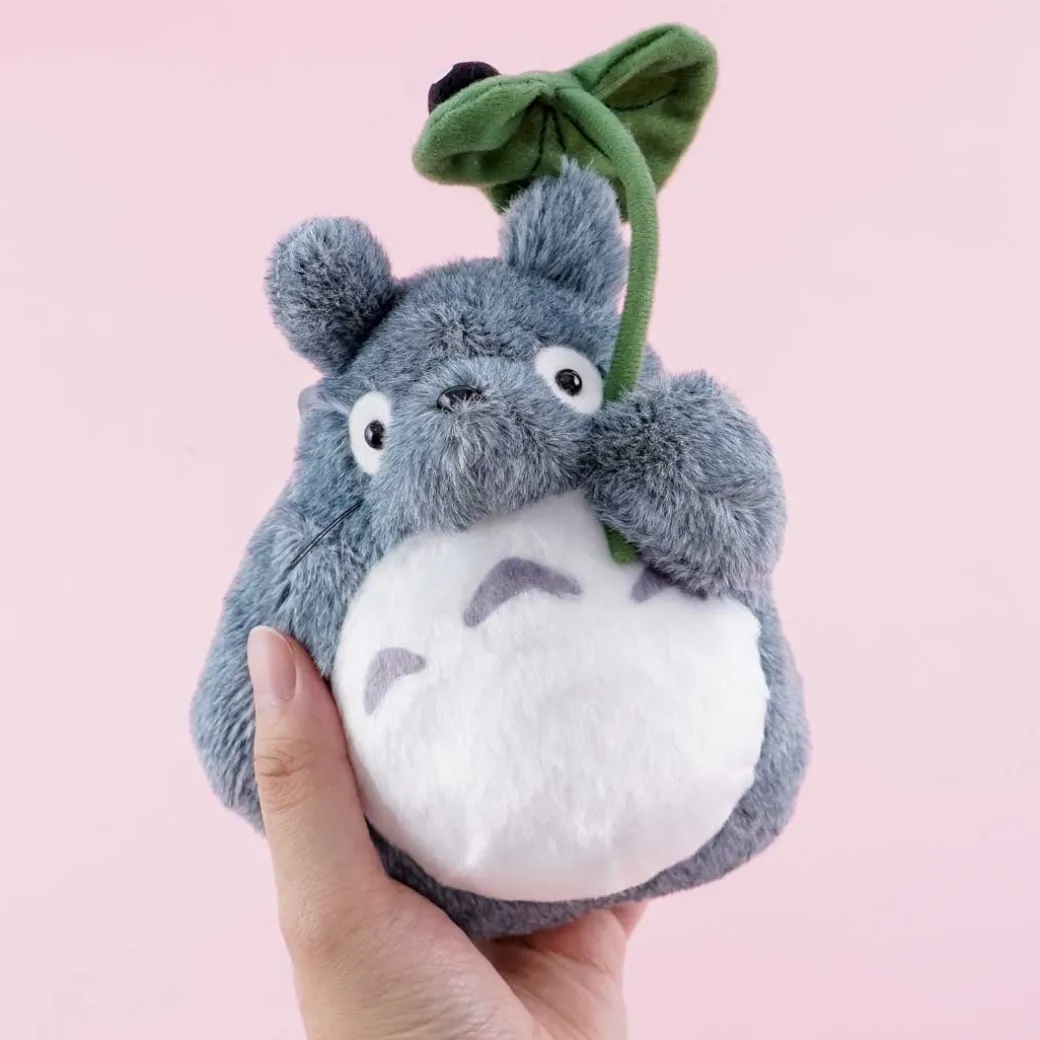 My Neighbor Totoro Otedama Plushie - Totoro & Soot Sprite / Medium