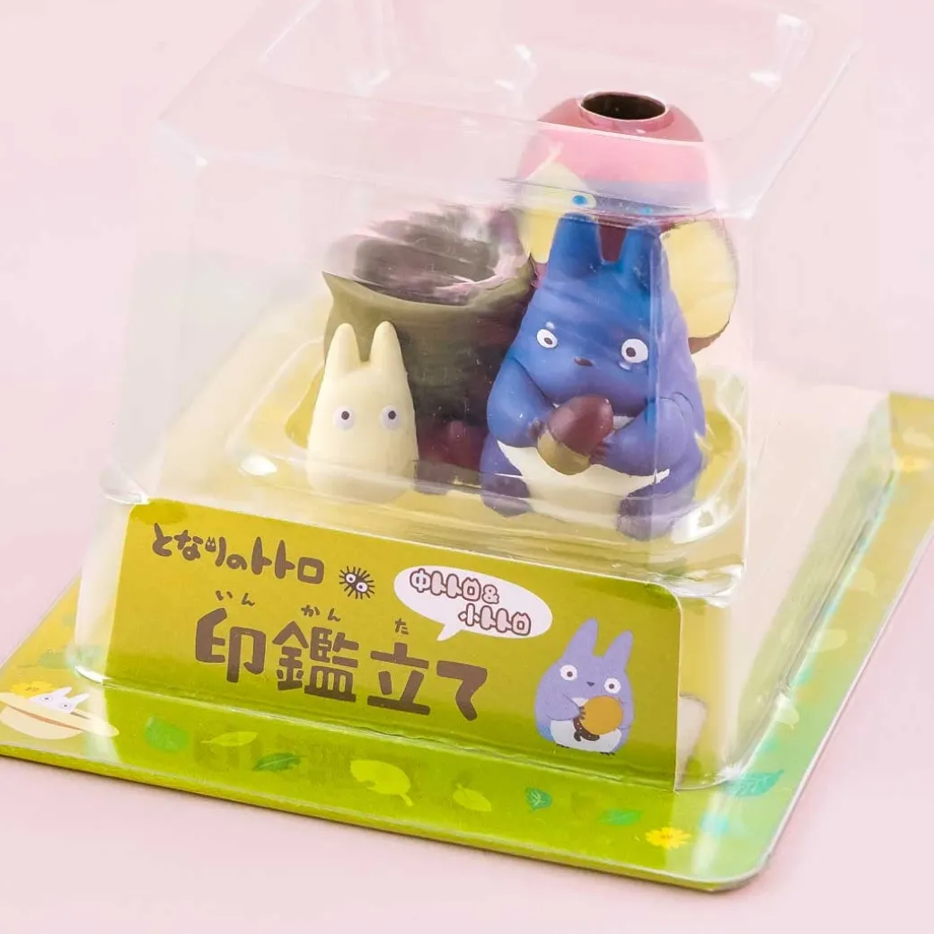 My Neighbor Totoro Pen Holder Figurine - Chu-Totoro & Chibi-Totoro
