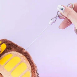 My Neighbor Totoro Plushie Card Case & Charm - Catbus