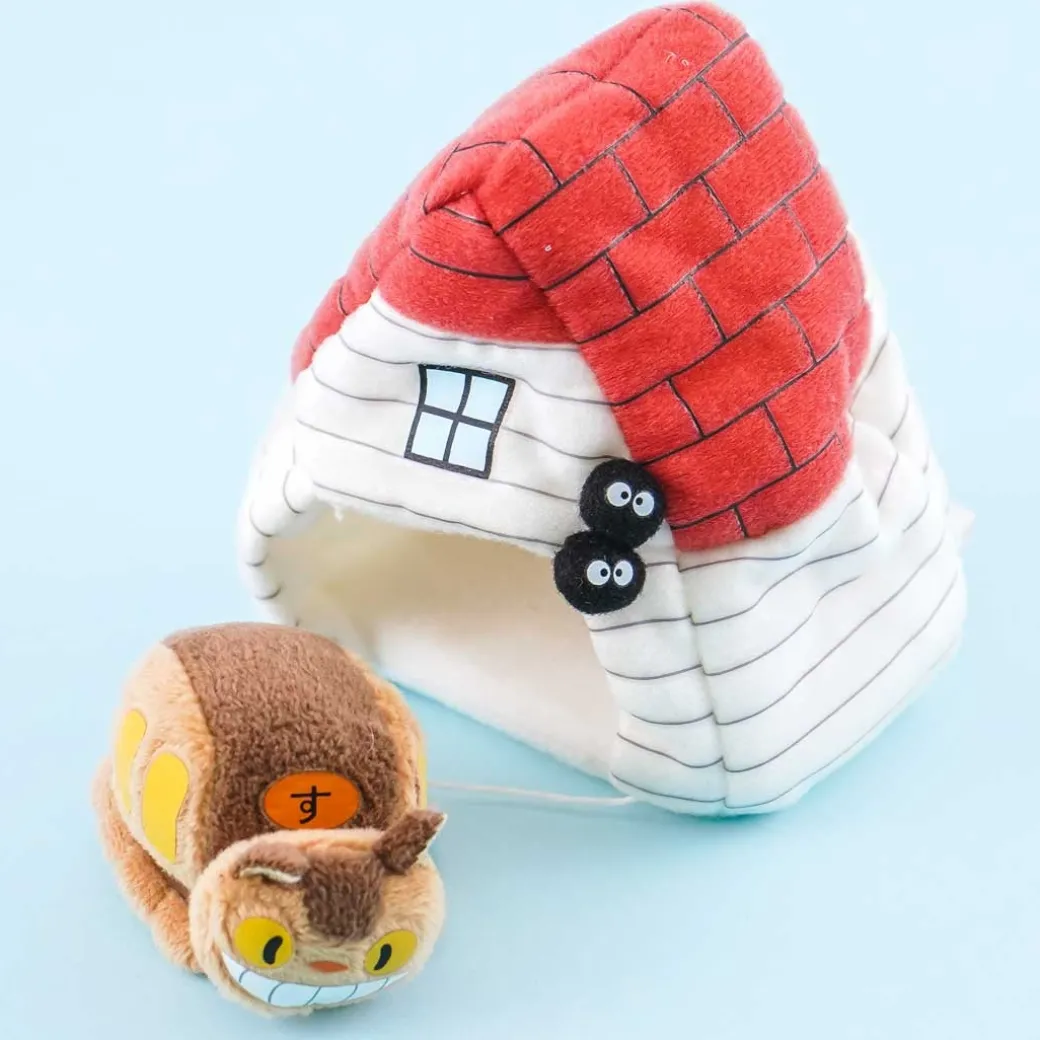My Neighbor Totoro Plushie - Kusakabe House & Catbus / Medium
