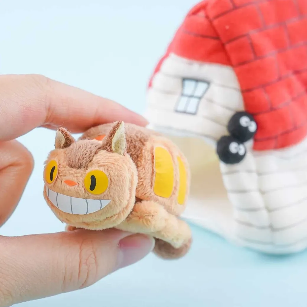 My Neighbor Totoro Plushie - Kusakabe House & Catbus / Medium