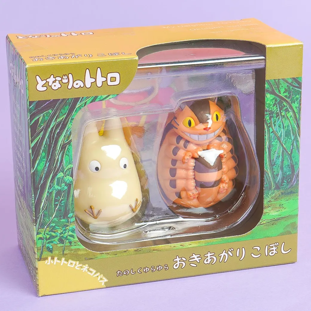 My Neighbor Totoro Roly Poly Doll Set - Chibi Totoro & Nekobus
