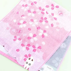 My Neighbor Totoro Sakura Blossoms Face Towel