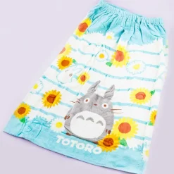 My Neighbor Totoro Sunflower Wrap Towel With Buttons