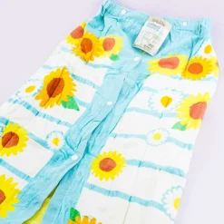 My Neighbor Totoro Sunflower Wrap Towel With Buttons