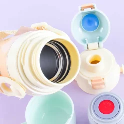 My Neighbor Totoro Vegetables Stainless Steel Bottle - Two-Way Lid