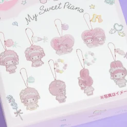 My Sweet Piano & My Melody Meringue Party Keychain Charm