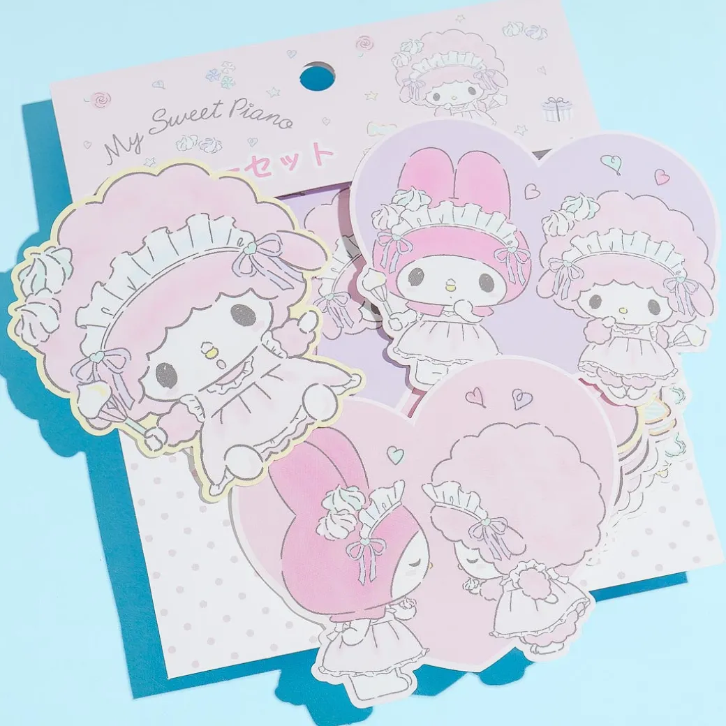 My Sweet Piano & My Melody Meringue Party Sticker Set