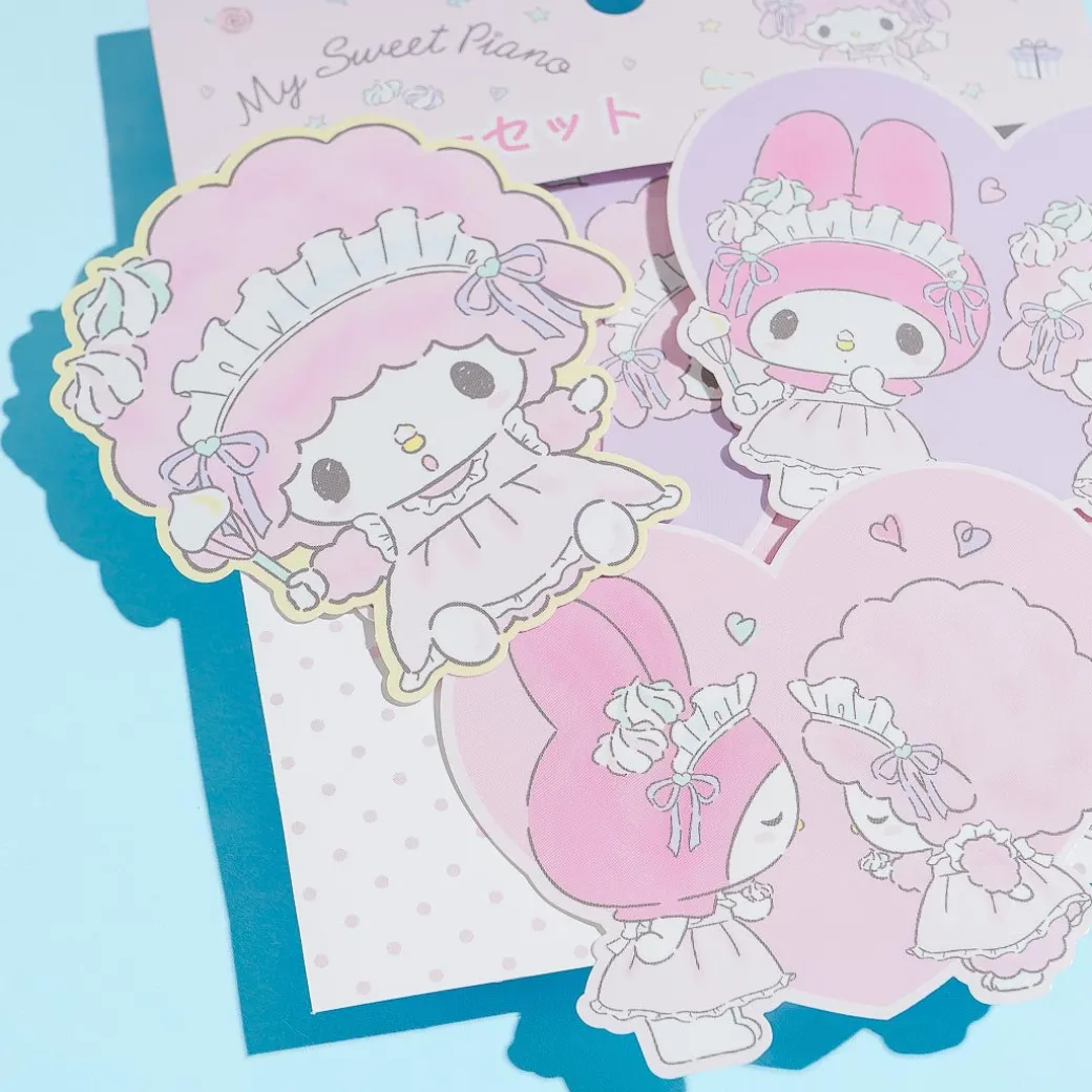 My Sweet Piano & My Melody Meringue Party Sticker Set