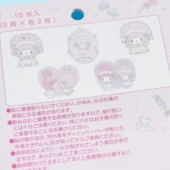 My Sweet Piano & My Melody Meringue Party Sticker Set