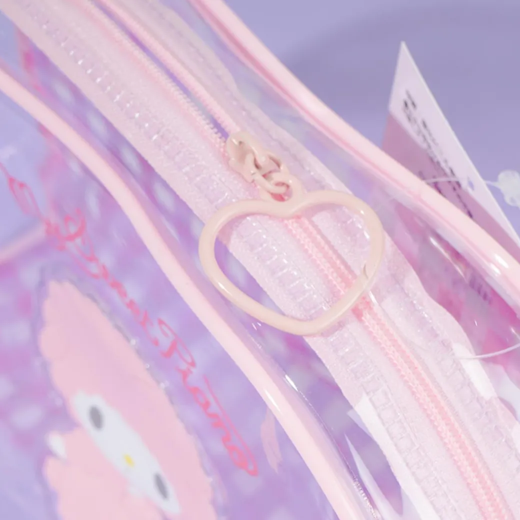 My Sweet Piano Checkered Clear Pouch