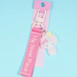 My Sweet Piano Embroidered Tag Key Holder